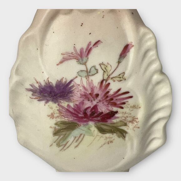 Robert Hanke Vase Floral Design RH Austria Porcelain Unique Antique - Picture 2 of 7